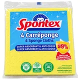 Éponges Carréponge super absorbantes bande anti-odeur Spontex x4 thumbnail 1