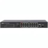 Switch 16 Ports Gigabit PoE DAHUA DH-PFS3117-16ET-135 thumbnail 1