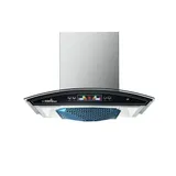 Hotte De Cuisine Technolux 60X60 Avec Sortie Gris Noir TEC60PYRAMIDE thumbnail 1
