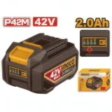 Batterie Lithium-Ion 42V 2,0 Ah Ingco – Gamme P42M thumbnail 3