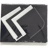 Ensemble Nappe de Table et 4 Torchons - NOIR et BLANC thumbnail 1