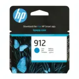 Cartouche d'Encre HP 912 Cyan 2,93ml - Impression de Qualité thumbnail 1