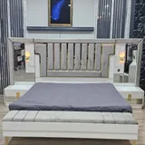 Chambre à Coucher Armoire 6 battants 6 pièces Blanc Bambi thumbnail 4