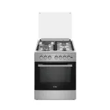 Cuisiniere Haier Mix 4 Feux Dont 3 Feux Gaz Et 1 Feux Electrioue 60X60 Four A Gaz Inox HCR2031EES thumbnail 1