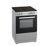 Cuisiniere Enduro 4FEUX 6X60 A Gaz 2BOUTTONS Controle Allumage Electrique Gris AFS6040G thumbnail 1