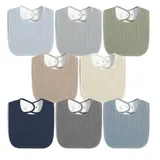 Bavoirs Bébé Mousseline Vert – Lot de 8, Mixte Garçon & Fille thumbnail 1