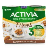 Activia Danone – Yaourts Noix & Céréales – Pack de 4 - 480 g thumbnail 1