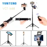 Trépied Téléphone YUNTENG VCT-1688 avec Télécommande Bluetooth thumbnail 1