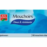BELLE FRANCE - Boite de 90 Mouchoirs blancs doux & résistants thumbnail 1