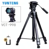 Trépied Caméra YUNTENG VCT-998 - Aluminium Professionnel thumbnail 1