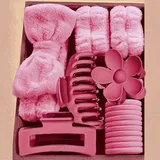 Ensemble de 16 pièces de bandeaux comprenant des accessoires de pinces à cheveux à fleurs thumbnail 1