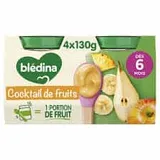 Blédina - Compote Cocktail de Fruits - 4x130 g thumbnail 1