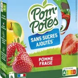 MATERNE – Pom’Potes Pomme/Fraise Sans Sucre Ajouté - 4 x 90 g thumbnail 1