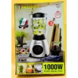 Mixeur Blender 2-en-1 JAMAKY JMK4015 avec 5 Vitesses et Fonction Pulse thumbnail 1