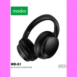 Casque Modio WB-01 Sans Fil Noir – Son HD, Longue Autonomie, Commandes Multifonctions, Casque Bluetooth Confortable thumbnail 1