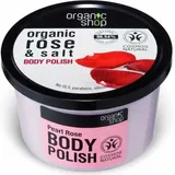 ORGANIC SHOP - Firming body polish rose & salt, Gommage du Corps Rose Bio et Sel Naturel, 250ml thumbnail 1