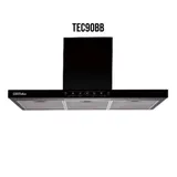 Hotte de Cuisine Tecnolux Encastrable 90X60 Noir TEC90BB thumbnail 1