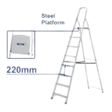 Escabeau 8 Marches - Hauteur Plateforme 1.66m (Max 120 kg) - WADFOW thumbnail 1