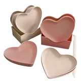 Plateaux Cœur en Plastique pour Collations – Lot de 20 PCS thumbnail 1