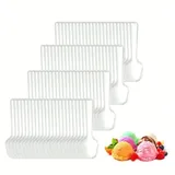 Cuillère à dessert transparente, 100 pièces thumbnail 1