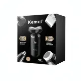 Tondeuse et Rasoir Électrique 5 en 1 KEMEI KM-1004 pour Hommes thumbnail 1