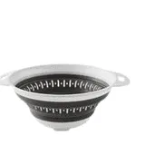 Passoire et tamis en silicone pour les légumes et les fruits - Blanc gris thumbnail 1