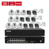 Kit NVR FOSVISION 16 Caméras de Surveillance IP PoE 5MP thumbnail 1