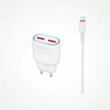 Chargeur Mural ICONIX IC-HC1022 (V8) - 12W Double Ports USB thumbnail 1