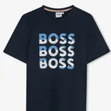 BOSS - T-shirt Garçon - Bleu marine - 6 ans thumbnail 1