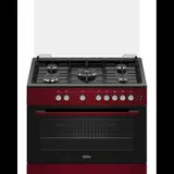 Cuisiniere Haier 5FEUX 90X60 A Gaz Rouge HCR6050EGR thumbnail 1