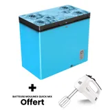 Congelateur Walton Coffre 205LITRES Bleu WCF-2T5-GDEL-XX + Batteuse Offert thumbnail 5