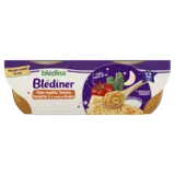 BLEDINA Blédiner - Pâtes coquilles, tomates, courgettes & touche de gruyère - Dès 12 mois thumbnail 1