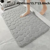 Tapis Antidérapant à Motif Galets – Salle de Bain thumbnail 1