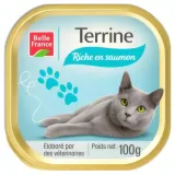 Belle France – Pâtée/ Terrine - Riche en saumon pour chats - 100 g thumbnail 1
