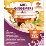 Sen Wass – Thé Miel, Gingembre & Ail – Pack de 10 Sachets thumbnail 1