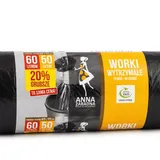 Sac Poubelle Noir – 50 pcs - 60 L thumbnail 1