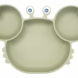 Assiette Bébé en Silicone – Forme Ludique & Antidérapante thumbnail 1