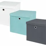 Boîte de rangement en tissu Petite pour accessoires et vêtements thumbnail 1