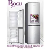 Refrigerateur Roch Combine Tiroirs 325LITRES Silver RFR325DBL thumbnail 1