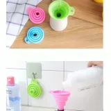 Entonnoir pliable en silicone multifonction - Compact et pratique lot de 3PCS thumbnail 1