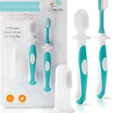 Cherish Baby Care Kit De Brosse à Dents Bébé (3 à 24 Mois) -  Sans BPA thumbnail 1