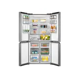 Refrigerateur Midea Side By Side 4PORTES 632LITRES Inverter Gris MDRF632FIG46D thumbnail 3