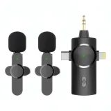 Micro Cravate Sans Fil AP031-2-3IN1 pour Interviews thumbnail 1