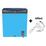 Congelateur Walton Coffre 145LITRES Bleu WCF1D5DELXX + Batteuse Offert thumbnail 1
