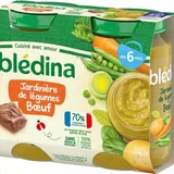 BLÉDINA - Jardinière de légumes Boeuf pour bébé (2X200g) - Dès 6 mois thumbnail 1
