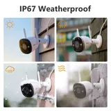 Imou - Caméra IP Wifi extérieur 5MP | Détection de présence humaine | Vision nocturne couleur intelligente, microphone intégré | Étanchéité IP67 | Projecteur intégré, double antenne et MIMO | Mode Soft AP | Cloud - IPC-K3DP-5H0WF thumbnail 4