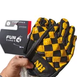 Gants de moto à carreaux L/XL Comme neuf · & Autres histoires · Noir et jaune thumbnail 1