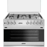 Cuisinière ASTECH CK96MS 90/60 5 feux full option ventilateur avec écran thumbnail 1
