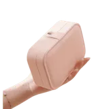 Boîte à bijoux portative rose thumbnail 1
