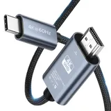 Câble adaptateur Type-C vers HDMI - Mâle / Mâle (compatible 4K à 60Hz) - 2 mètres R SCAR RS-CABTCHD thumbnail 1